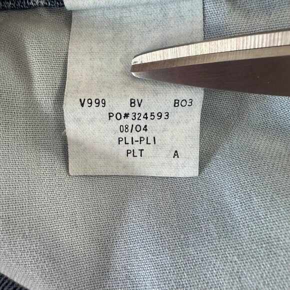 Tommy Hilfiger Hipster Bootcut Y2K Jeans Size 16 Medium Blue Snap Side Closure - Picture 9 of 13